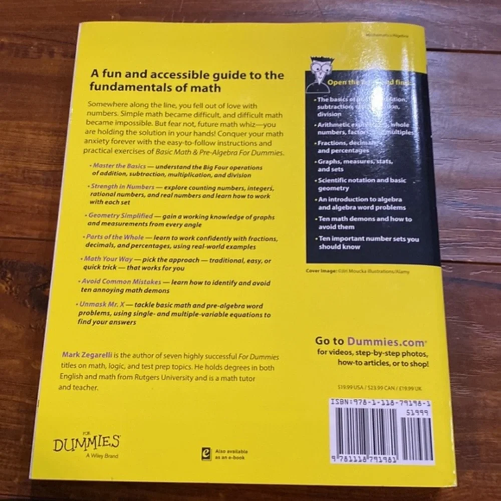 Basic Math and Pre-Algebra For Dummies
2nd‎ Edition2nd Edition - Picture 2 of 3